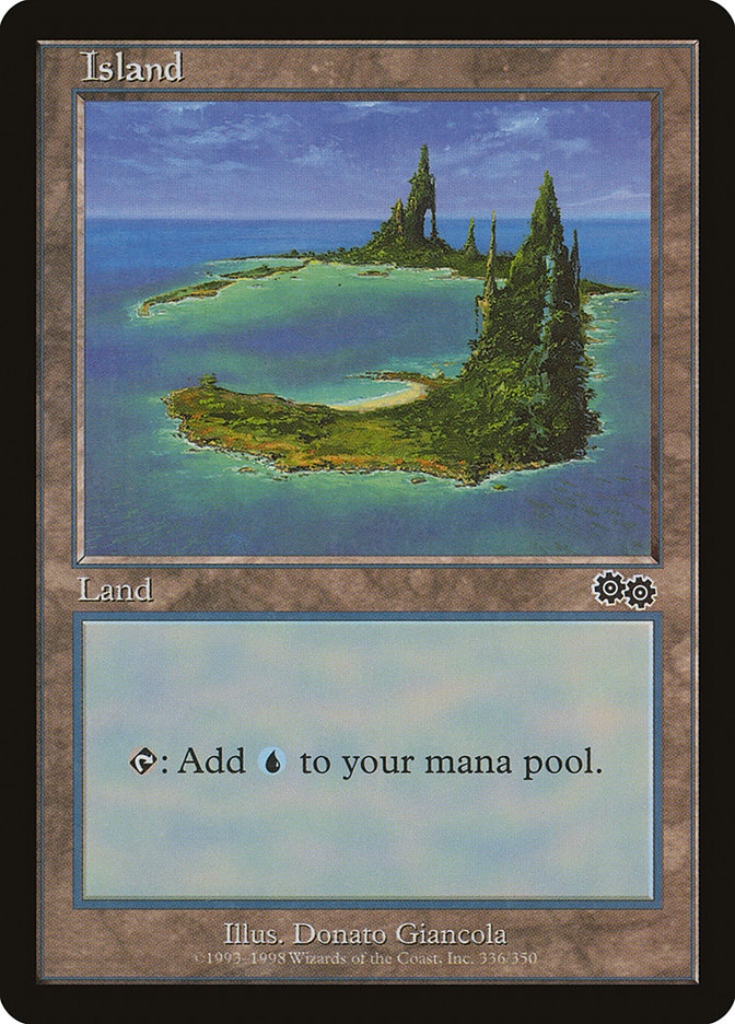 Island (336) [Urza's Saga] | Play N Trade Winnipeg