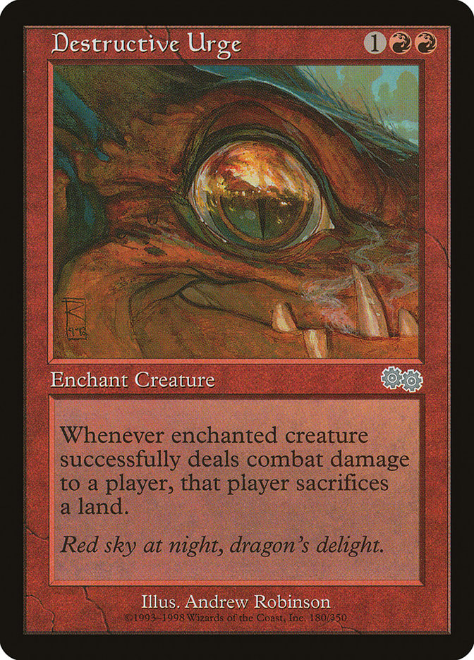 Destructive Urge [Urza's Saga] | Play N Trade Winnipeg