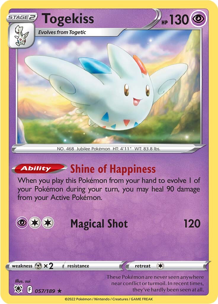 Togekiss (057/189) [Sword & Shield: Astral Radiance] | Play N Trade Winnipeg