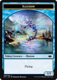 Illusion (005) // Marit Lage (006) Double-sided Token [Modern Horizons Tokens] | Play N Trade Winnipeg