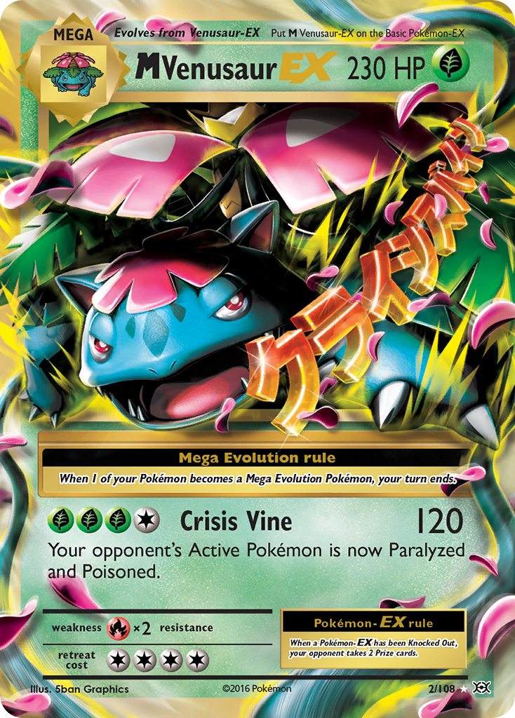 M Venusaur EX (2/108) [XY: Evolutions] | Play N Trade Winnipeg