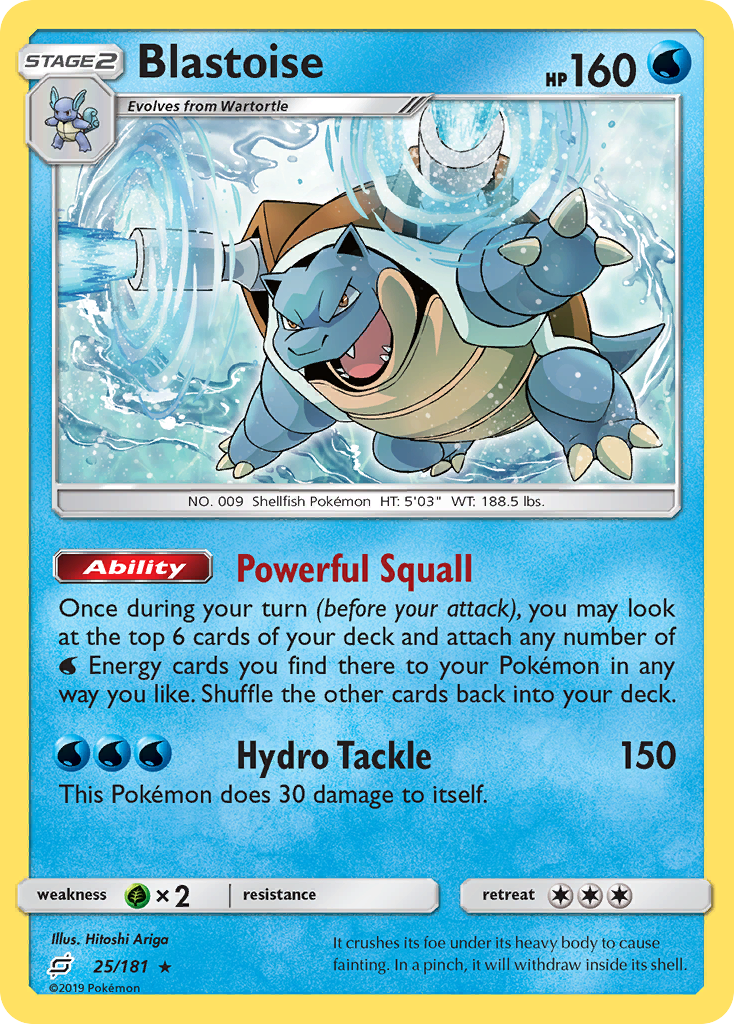 Blastoise (25/181) [Sun & Moon: Team Up] | Play N Trade Winnipeg