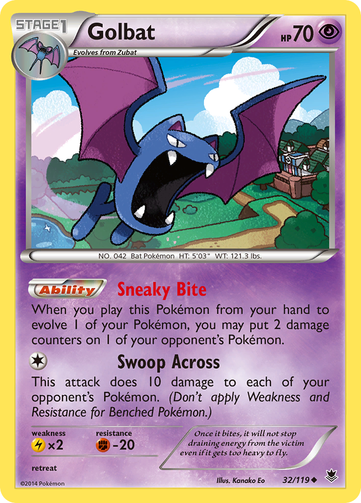 Golbat (32/119) [XY: Phantom Forces] | Play N Trade Winnipeg