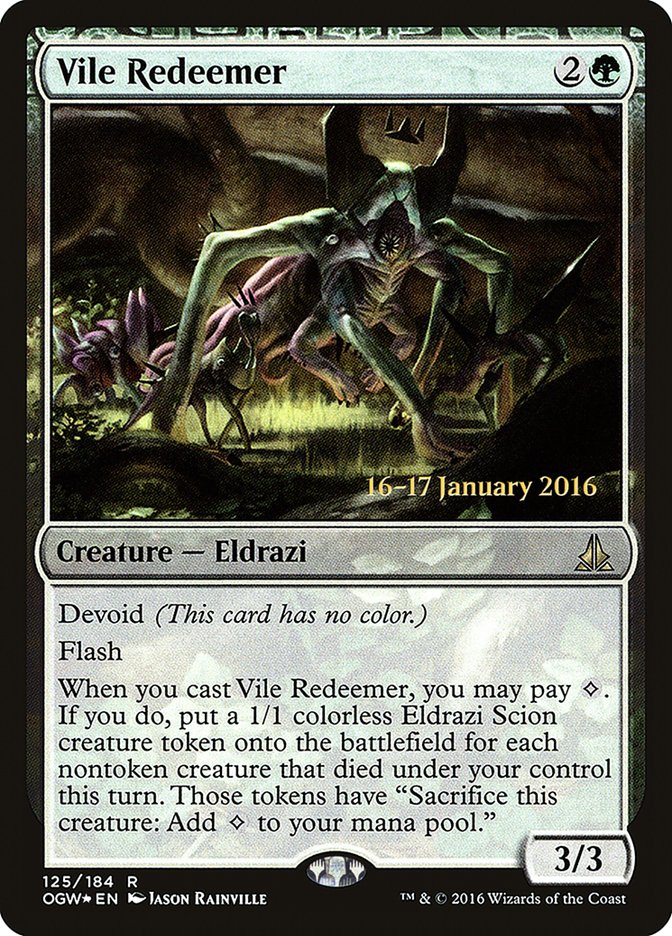 Vile Redeemer [Oath of the Gatewatch Prerelease Promos] | Play N Trade Winnipeg