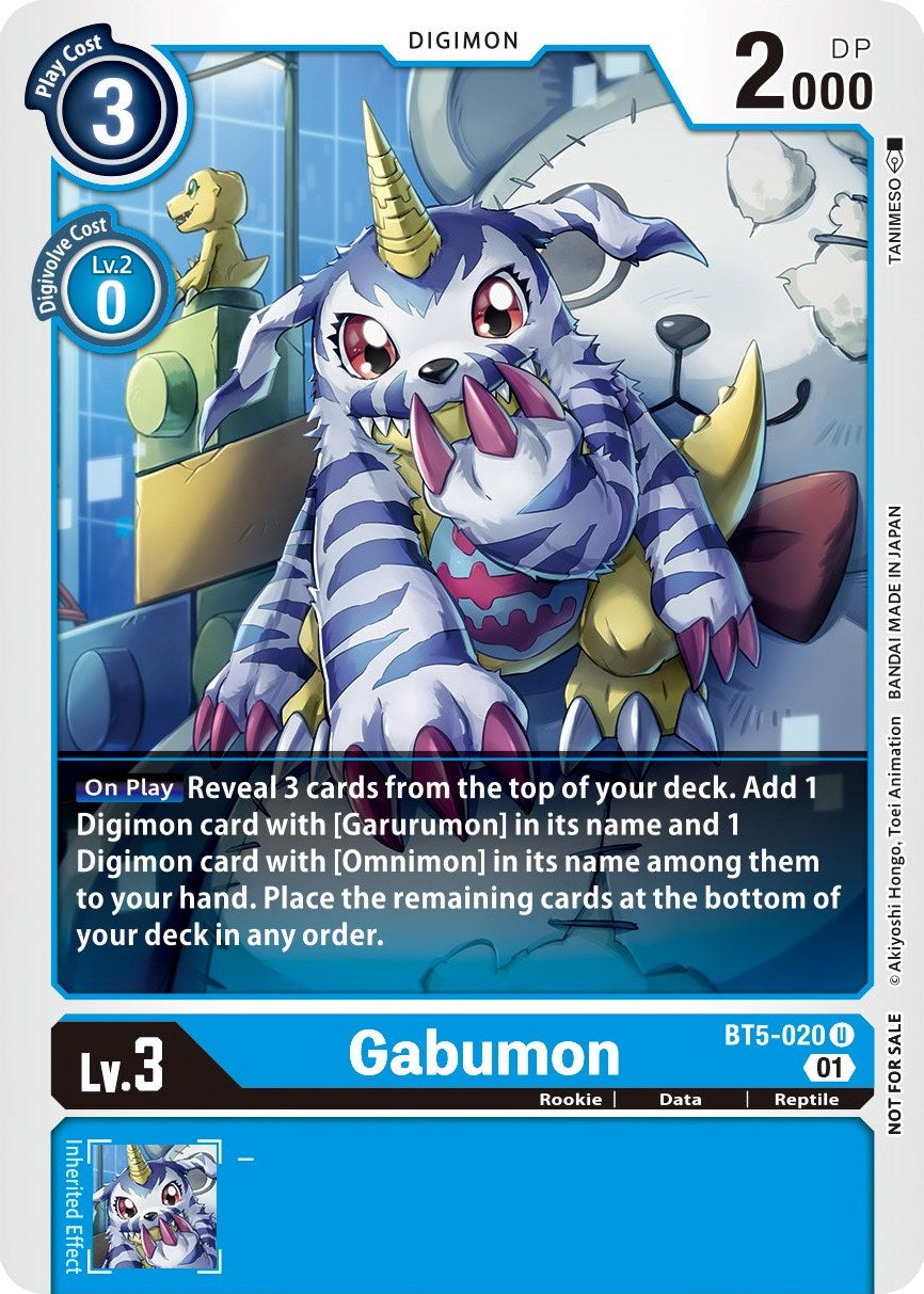 Gabumon [BT5-020] (Winner Pack New Awakening) [Battle of Omni] | Play N Trade Winnipeg