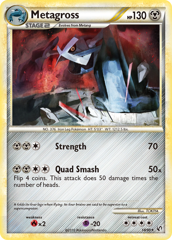 Metagross (18/90) [HeartGold & SoulSilver: Undaunted] | Play N Trade Winnipeg