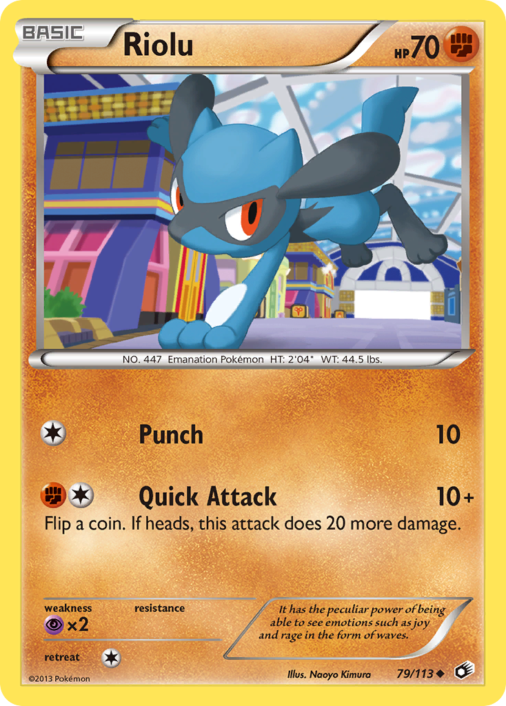 Riolu (79/113) [Black & White: Legendary Treasures] | Play N Trade Winnipeg