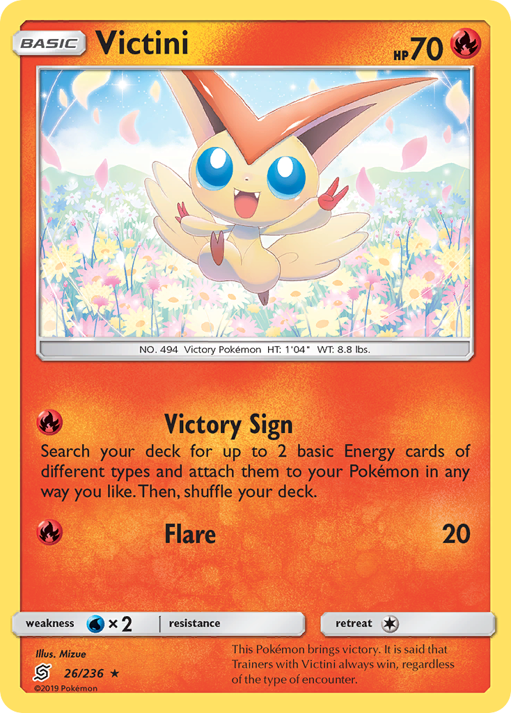 Victini (26/236) [Sun & Moon: Unified Minds] | Play N Trade Winnipeg