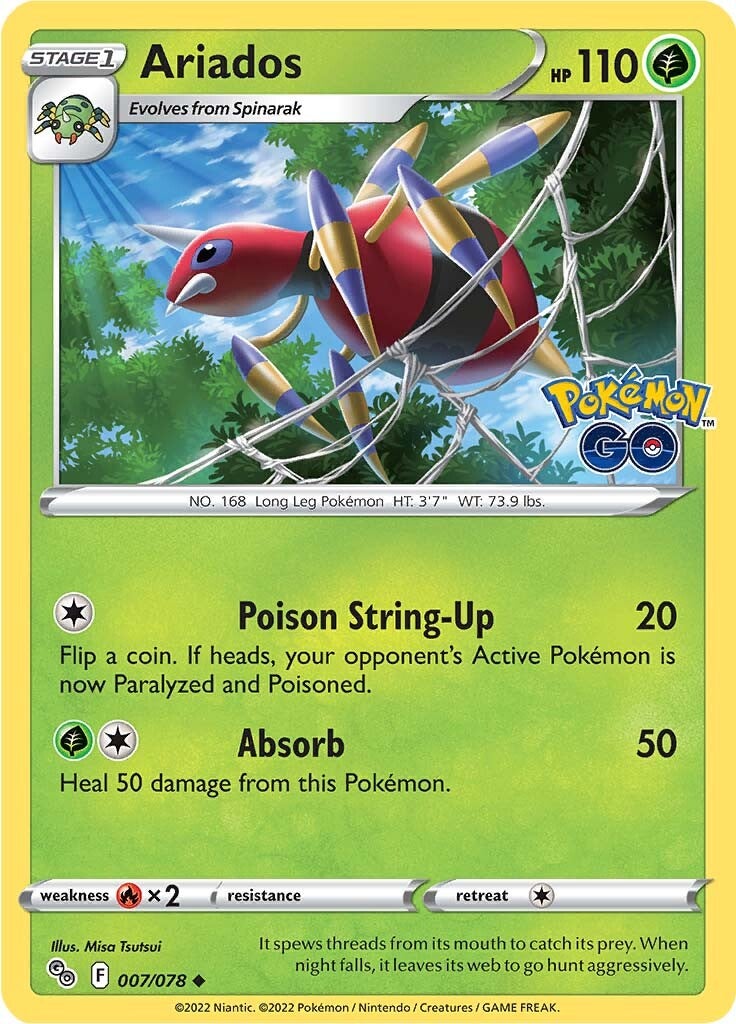 Ariados (007/078) [Pokémon GO] | Play N Trade Winnipeg