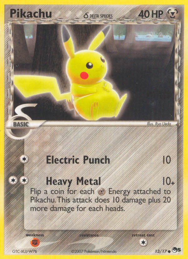 Pikachu (13/17) (Delta Species) [POP Series 5] | Play N Trade Winnipeg