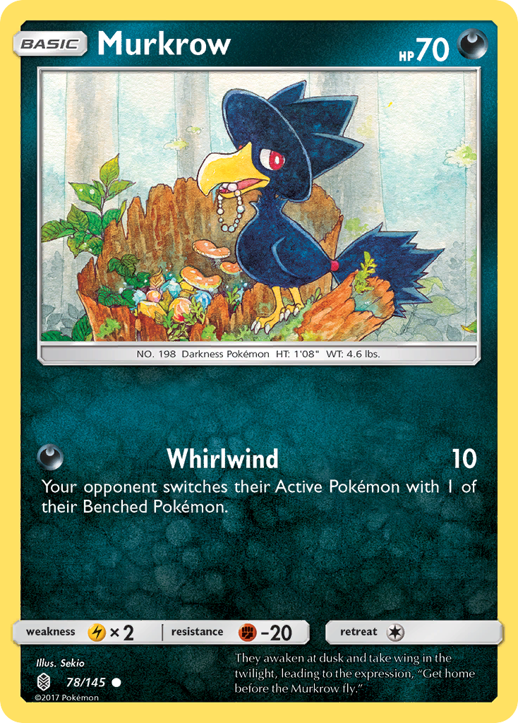 Murkrow (78/145) [Sun & Moon: Guardians Rising] | Play N Trade Winnipeg