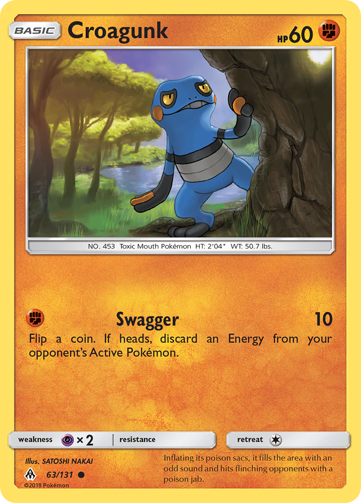 Croagunk (63/131) [Sun & Moon: Forbidden Light] | Play N Trade Winnipeg