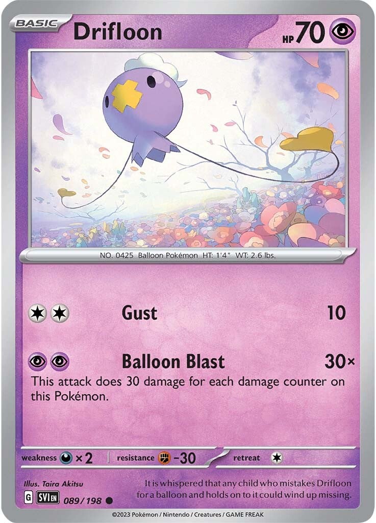 Drifloon (089/198) [Scarlet & Violet: Base Set] | Play N Trade Winnipeg