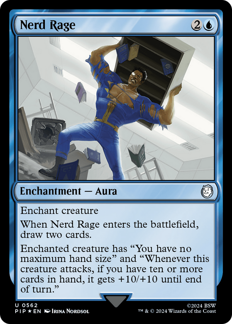 Nerd Rage (Surge Foil) [Fallout] | Play N Trade Winnipeg