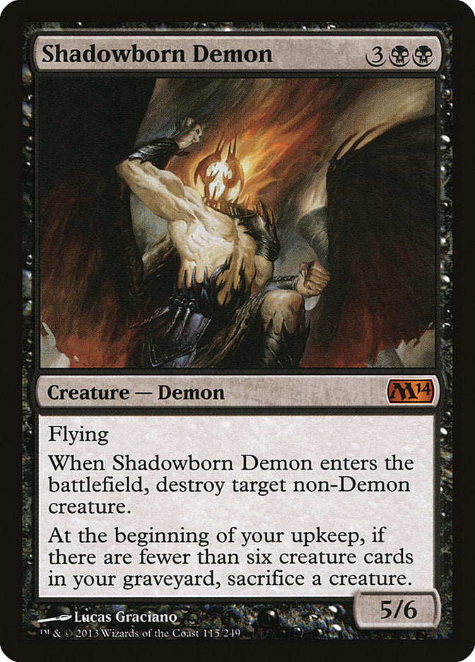 Shadowborn Demon [Magic 2014] | Play N Trade Winnipeg