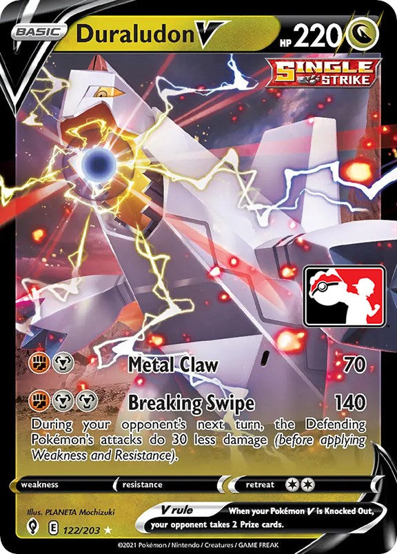 Duraludon V (122/203) [Prize Pack Series One] | Play N Trade Winnipeg