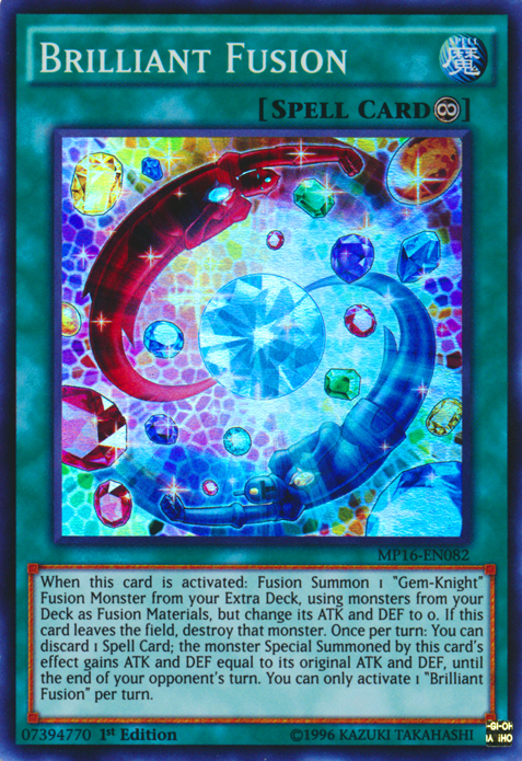 Brilliant Fusion [MP16-EN082] Super Rare | Play N Trade Winnipeg