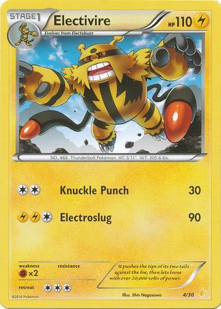 Electivire (4/30) [XY: Trainer Kit 3 - Pikachu Libre] | Play N Trade Winnipeg