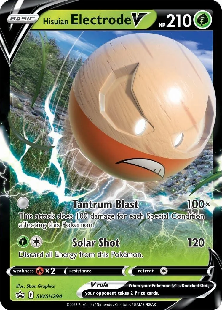 Hisuian Electrode V (SWSH294) [Sword & Shield: Black Star Promos] | Play N Trade Winnipeg