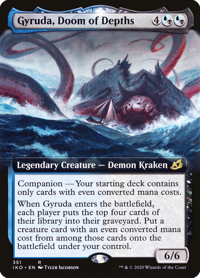 Gyruda, Doom of Depths (Extended Art) [Ikoria: Lair of Behemoths] | Play N Trade Winnipeg