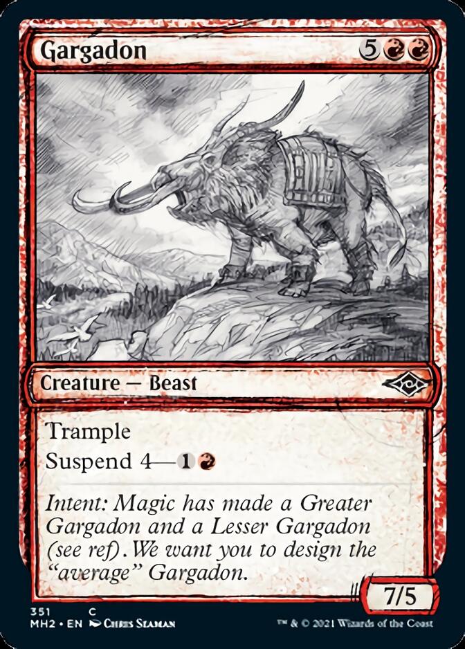 Gargadon (Sketch) [Modern Horizons 2] | Play N Trade Winnipeg