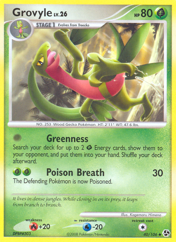 Grovyle (40/106) [Diamond & Pearl: Great Encounters] | Play N Trade Winnipeg