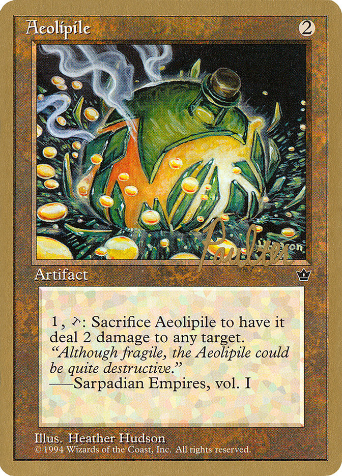 Aeolipile (Preston Poulter) [Pro Tour Collector Set] | Play N Trade Winnipeg