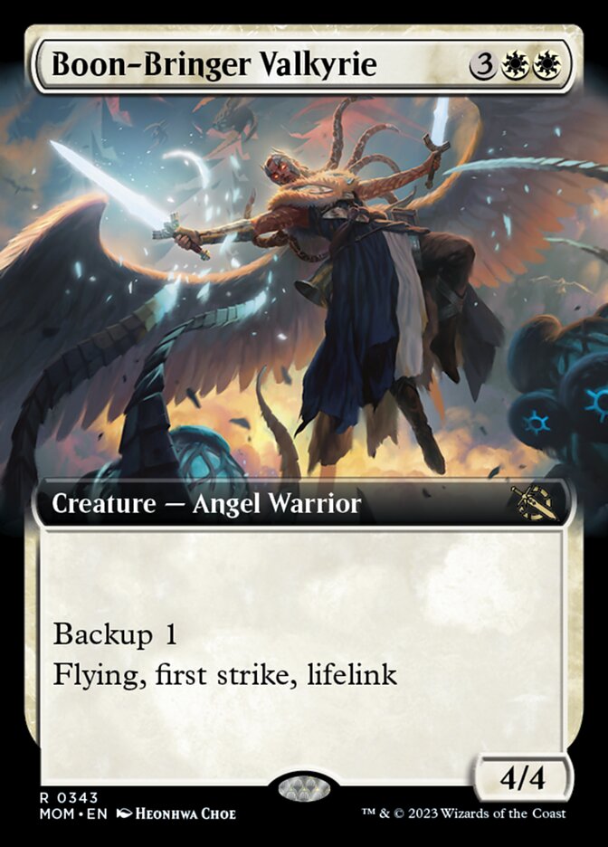 Boon-Bringer Valkyrie (Extended Art) [March of the Machine] | Play N Trade Winnipeg