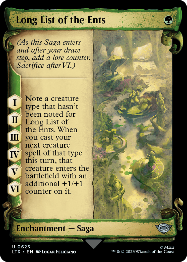 Long List of the Ents [The Lord of the Rings: Tales of Middle-Earth Showcase Scrolls] | Play N Trade Winnipeg