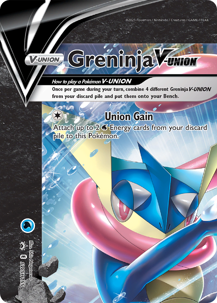 Greninja V-Union (SWSH155) [Sword & Shield: Black Star Promos] | Play N Trade Winnipeg