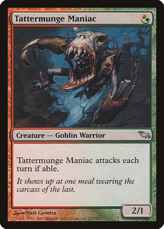 Tattermunge Maniac [Shadowmoor] | Play N Trade Winnipeg