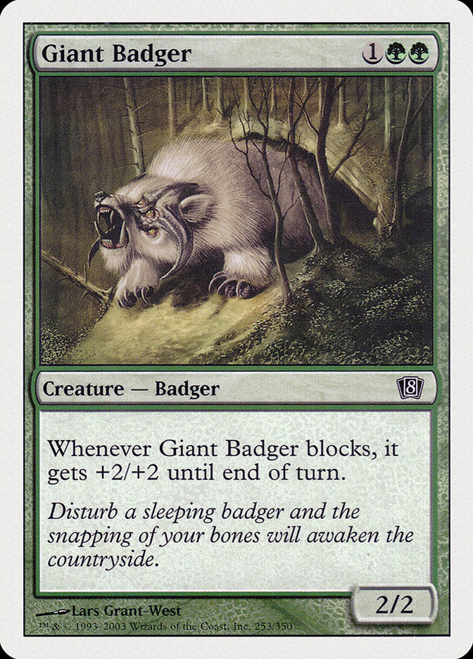 Giant Badger [Eighth Edition] | Play N Trade Winnipeg