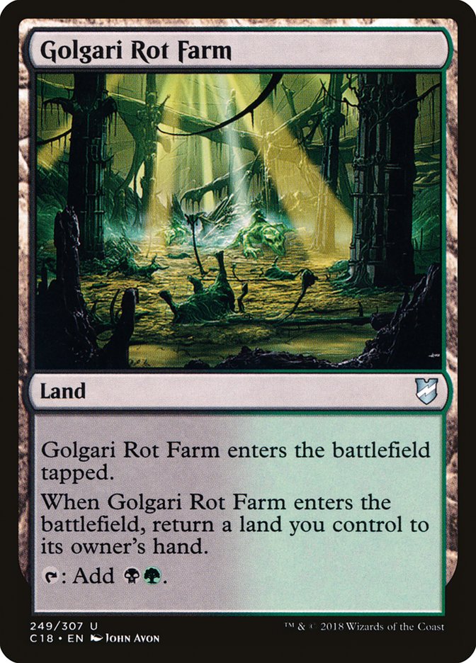 Golgari Rot Farm [Commander 2018] | Play N Trade Winnipeg