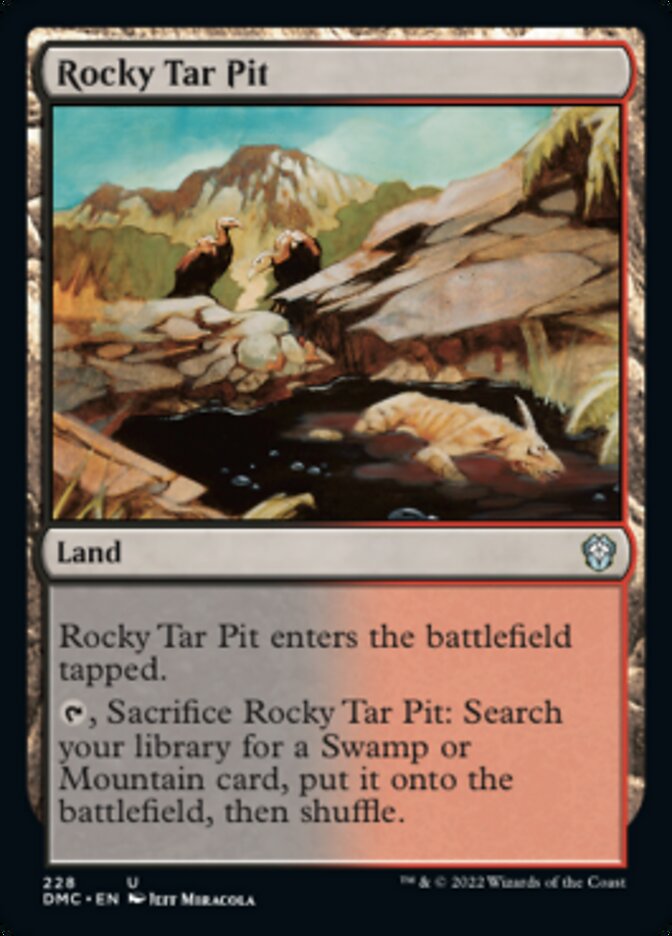 Rocky Tar Pit [Dominaria United Commander] | Play N Trade Winnipeg