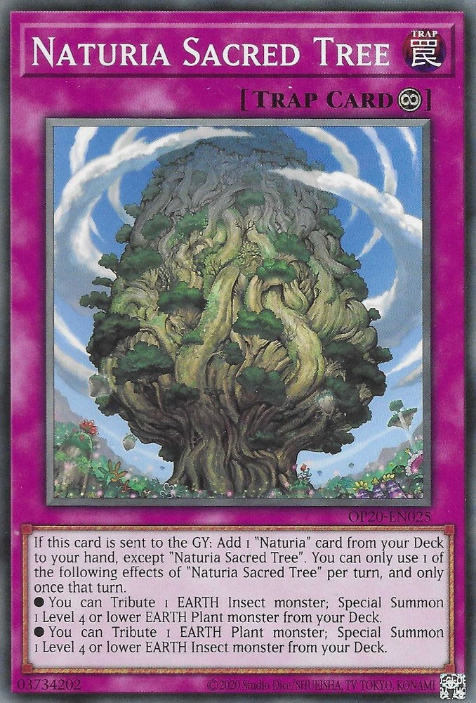 Naturia Sacred Tree [OP20-EN025] Common | Play N Trade Winnipeg