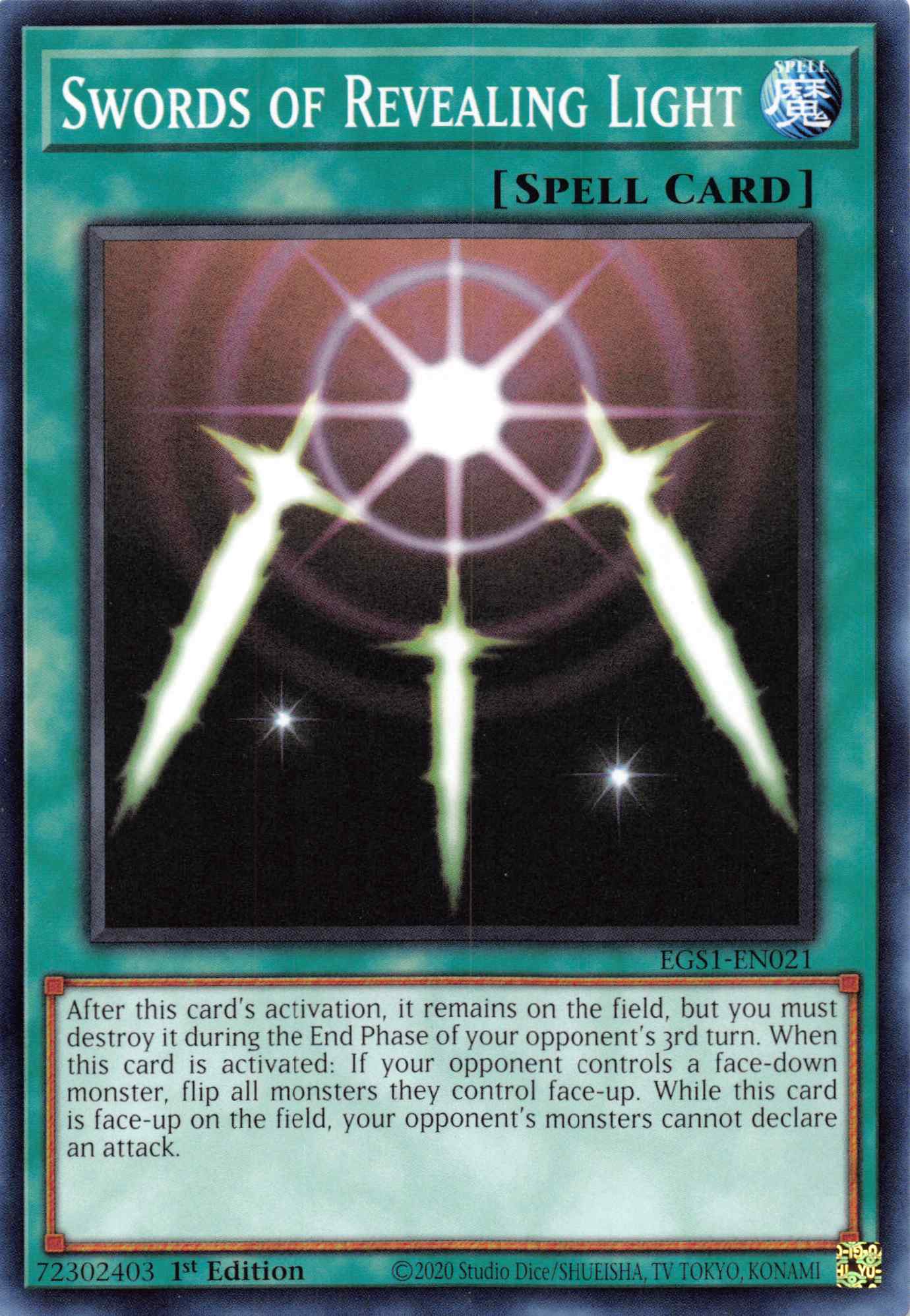 Swords of Revealing Light [EGS1-EN021] Common | Play N Trade Winnipeg