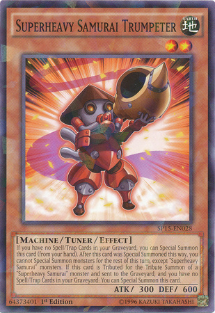 Superheavy Samurai Trumpeter [SP15-EN028] Shatterfoil Rare | Play N Trade Winnipeg