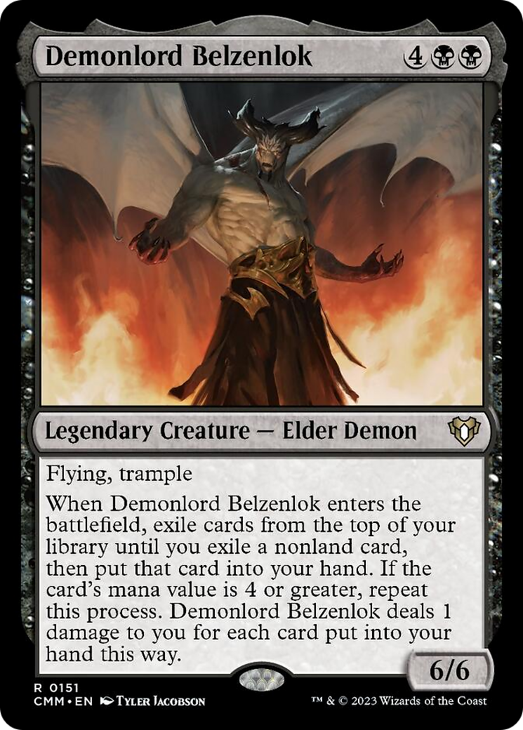 Demonlord Belzenlok [Commander Masters] | Play N Trade Winnipeg