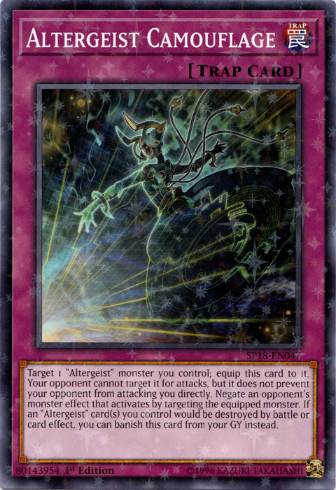 Altergeist Camouflage [SP18-EN047] Starfoil Rare | Play N Trade Winnipeg