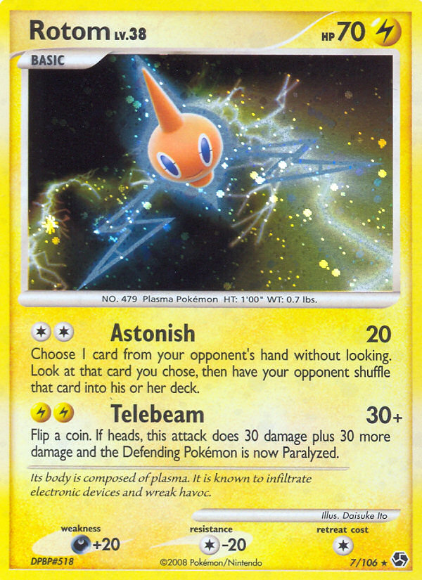 Rotom (7/106) [Diamond & Pearl: Great Encounters] | Play N Trade Winnipeg