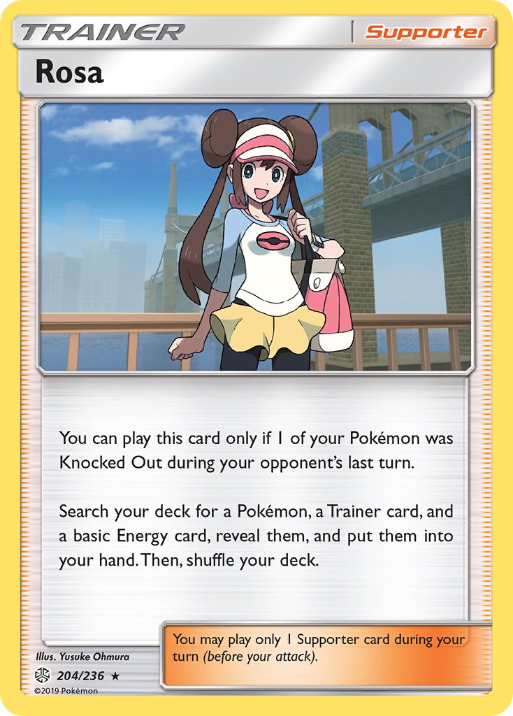 Rosa (204/236) (Theme Deck Exclusive) [Sun & Moon: Cosmic Eclipse] | Play N Trade Winnipeg