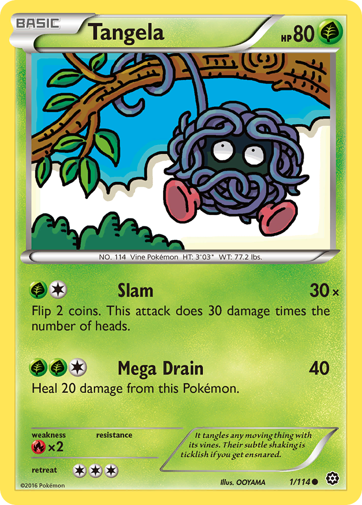 Tangela (1/114) [XY: Steam Siege] | Play N Trade Winnipeg