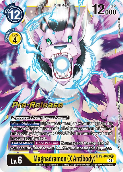 Magnadramon (X Antibody) [BT9-043] [X Record Pre-Release Promos] | Play N Trade Winnipeg