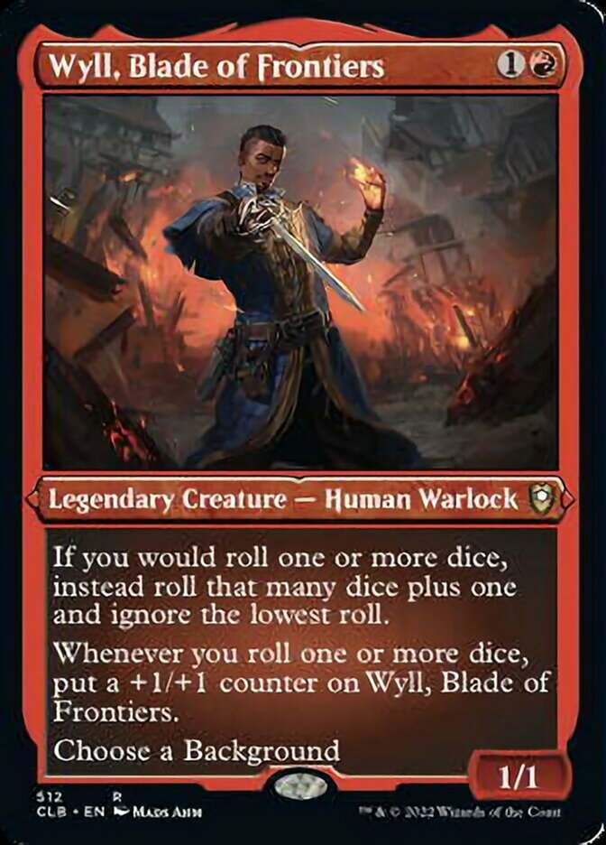 Wyll, Blade of Frontiers (Foil Etched) [Commander Legends: Battle for Baldur's Gate] | Play N Trade Winnipeg