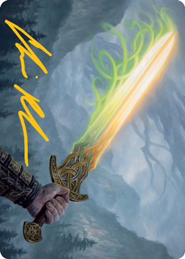 Sword of Hearth and Home Art Card (Gold-Stamped Signature) [Modern Horizons 2 Art Series] | Play N Trade Winnipeg