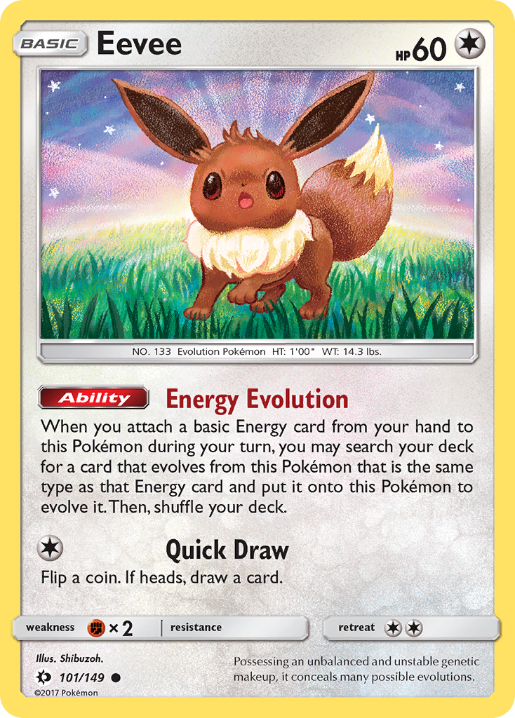 Eevee (101/149) [Sun & Moon: Base Set] | Play N Trade Winnipeg