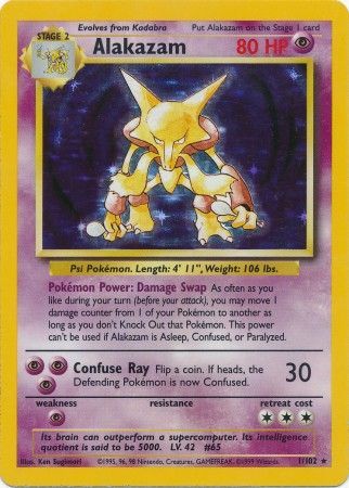 Alakazam (1/102) [Base Set Unlimited] | Play N Trade Winnipeg