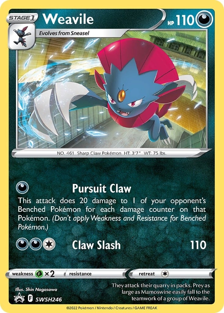 Weavile (SWSH246) [Sword & Shield: Black Star Promos] | Play N Trade Winnipeg