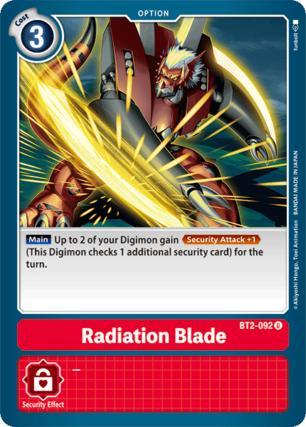 Radiation Blade [BT2-092] [Release Special Booster Ver.1.0] | Play N Trade Winnipeg