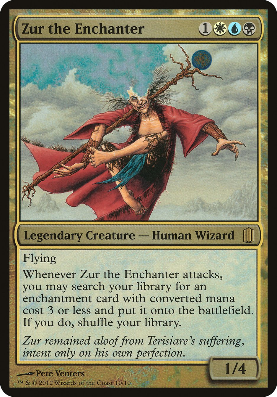 Zur the Enchanter (Oversized) [Commander's Arsenal Oversized] | Play N Trade Winnipeg